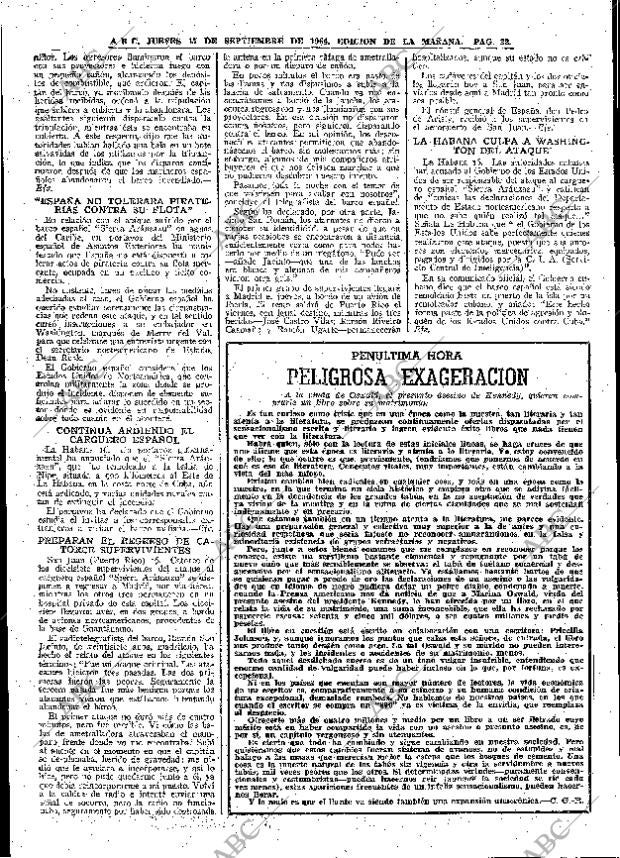 ABC MADRID 17-09-1964 página 32