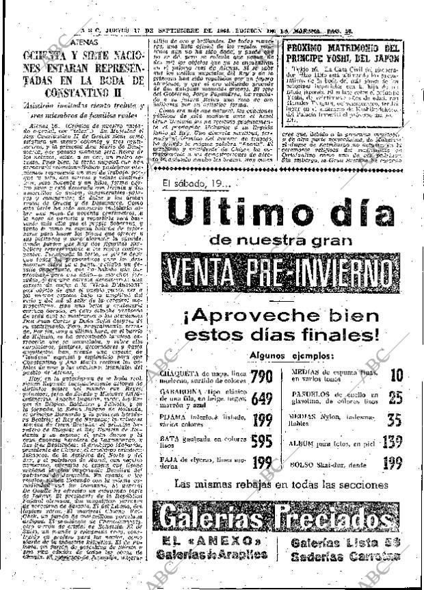 ABC MADRID 17-09-1964 página 37