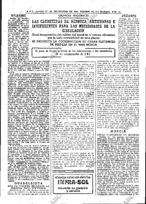 ABC MADRID 17-09-1964 página 43