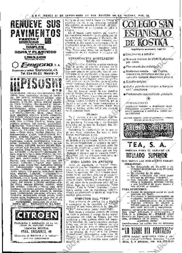 ABC MADRID 17-09-1964 página 48