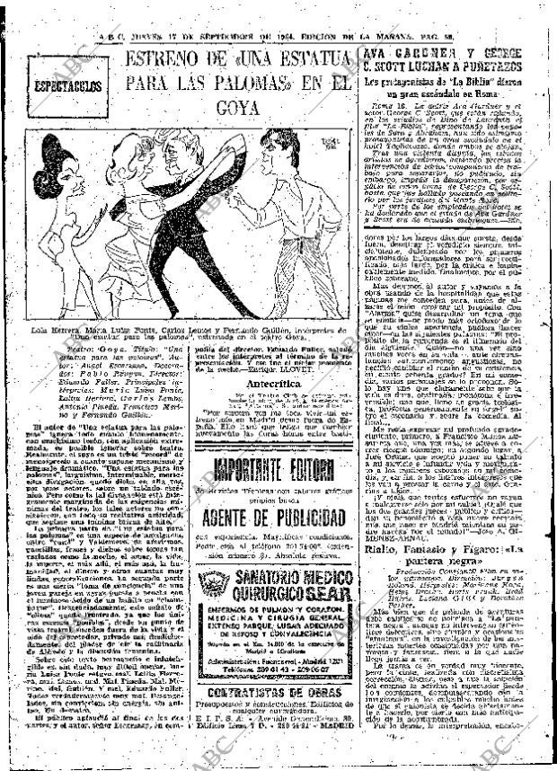 ABC MADRID 17-09-1964 página 59