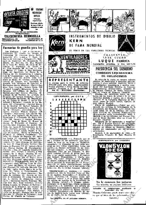 ABC MADRID 17-09-1964 página 75