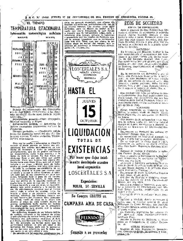 ABC SEVILLA 17-09-1964 página 40