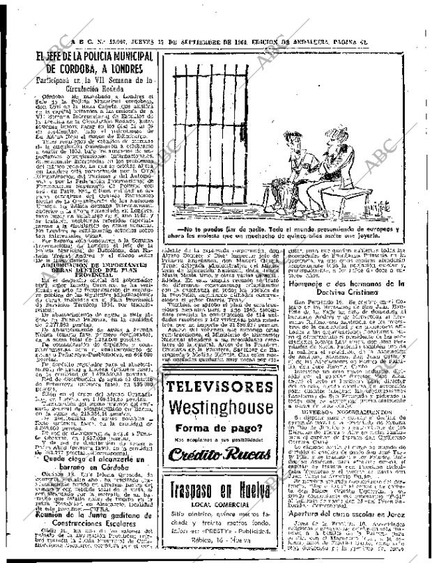 ABC SEVILLA 17-09-1964 página 41