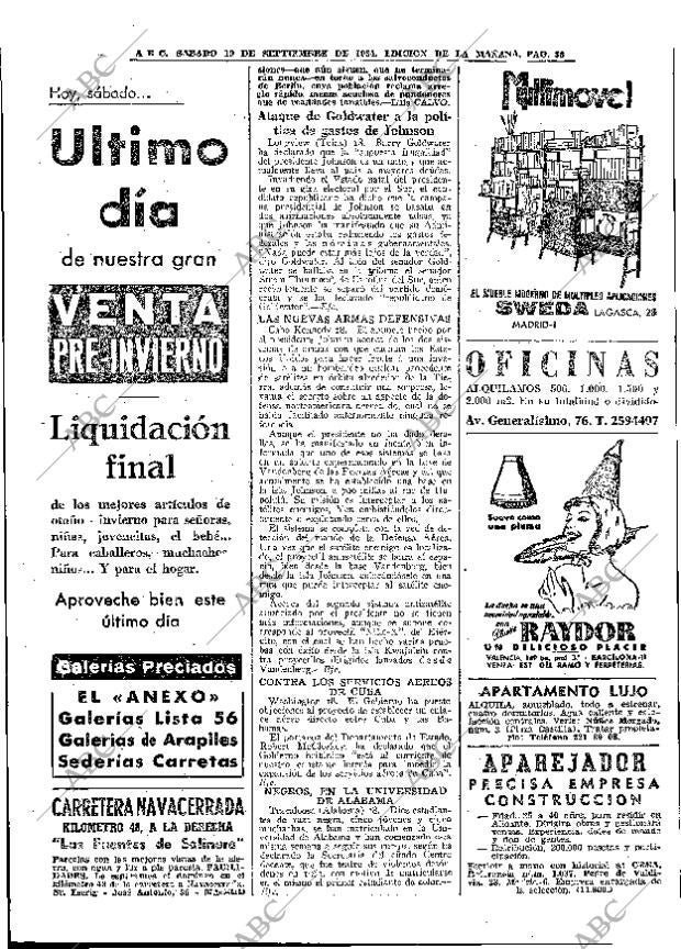 ABC MADRID 19-09-1964 página 36