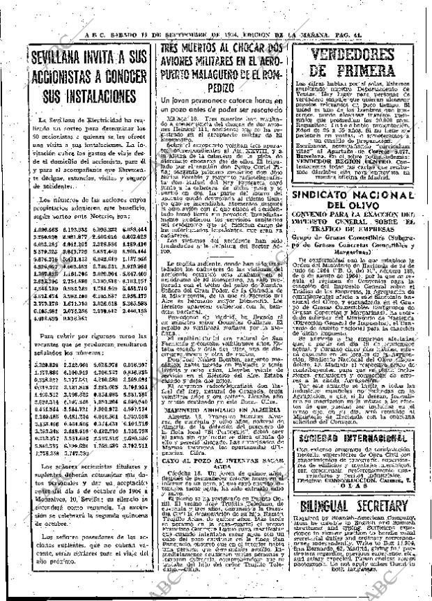 ABC MADRID 19-09-1964 página 44
