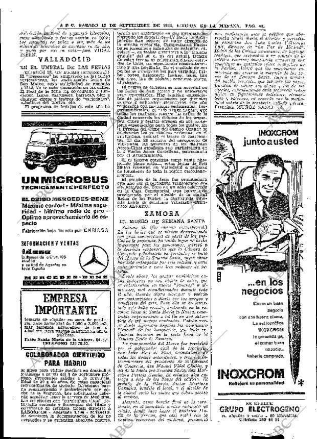 ABC MADRID 19-09-1964 página 46
