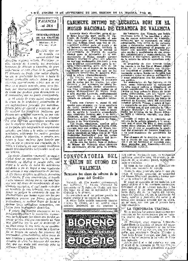 ABC MADRID 19-09-1964 página 49