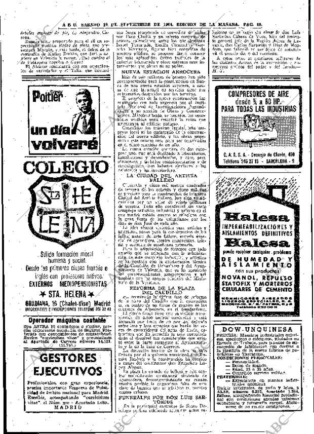ABC MADRID 19-09-1964 página 50