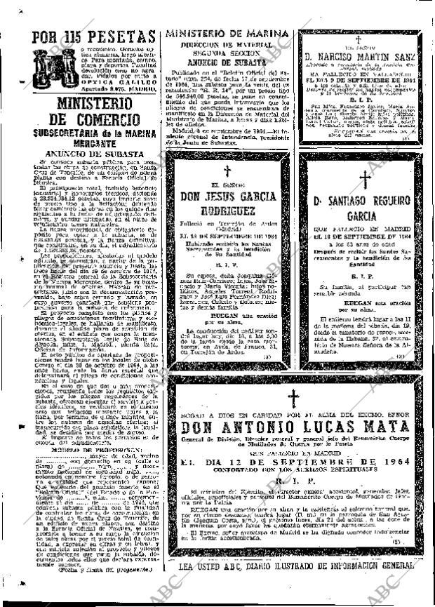 ABC MADRID 19-09-1964 página 72