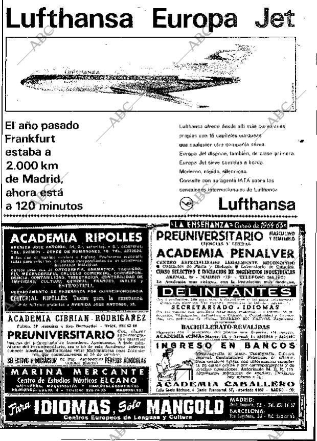ABC MADRID 19-09-1964 página 9