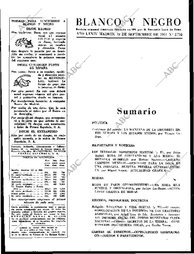 BLANCO Y NEGRO MADRID 19-09-1964 página 3