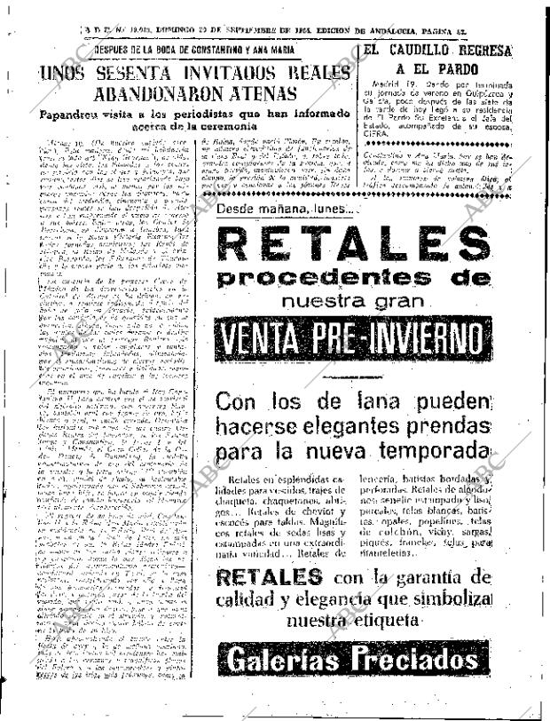 ABC SEVILLA 20-09-1964 página 53