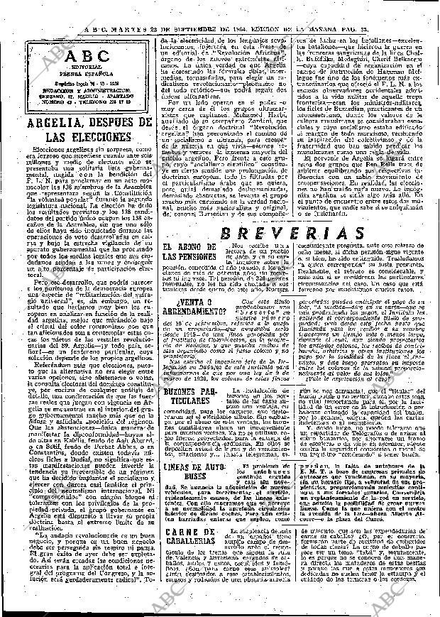 ABC MADRID 22-09-1964 página 32