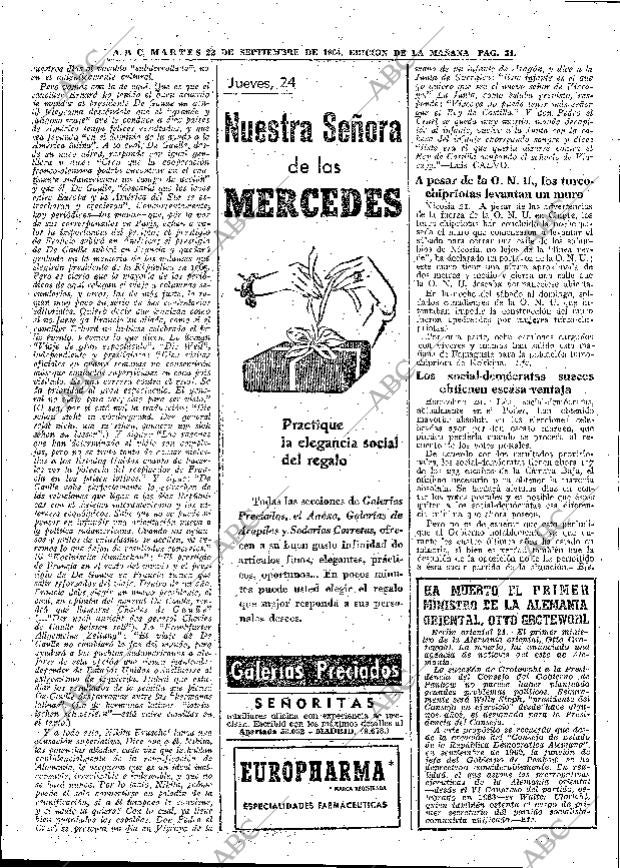 ABC MADRID 22-09-1964 página 34