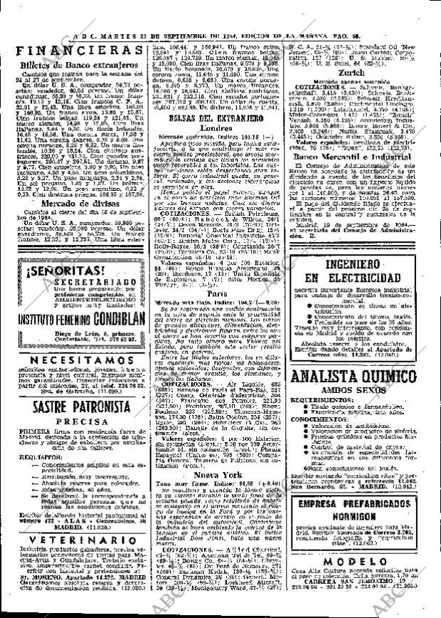 ABC MADRID 22-09-1964 página 50