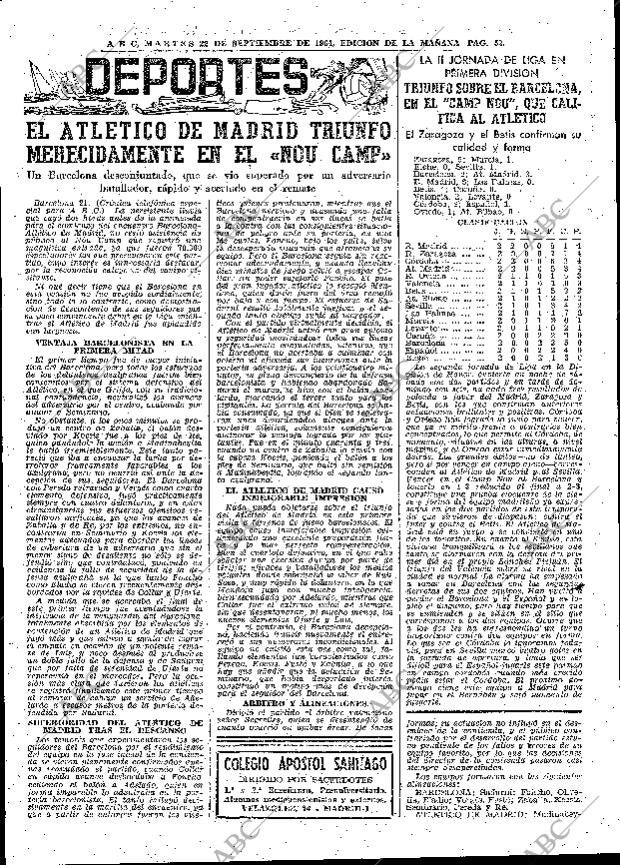 ABC MADRID 22-09-1964 página 53