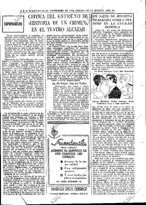 ABC MADRID 22-09-1964 página 61