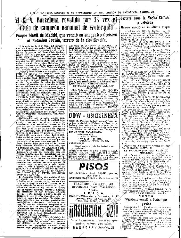 ABC SEVILLA 22-09-1964 página 48