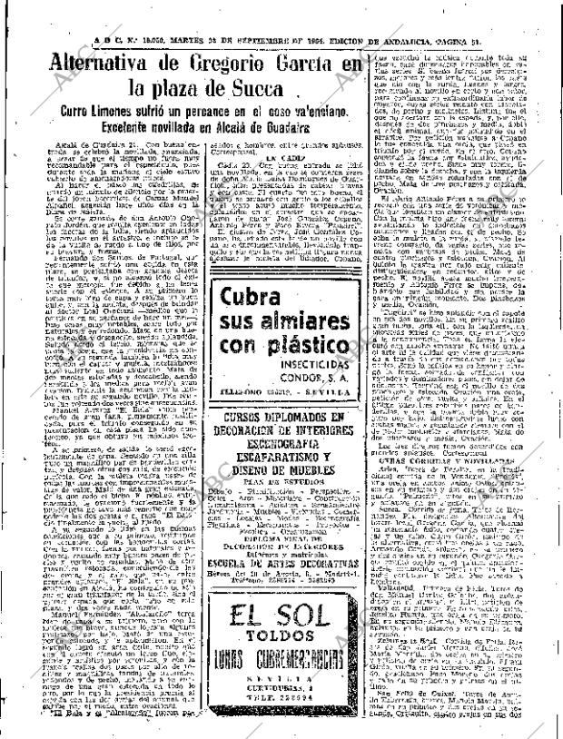 ABC SEVILLA 22-09-1964 página 51