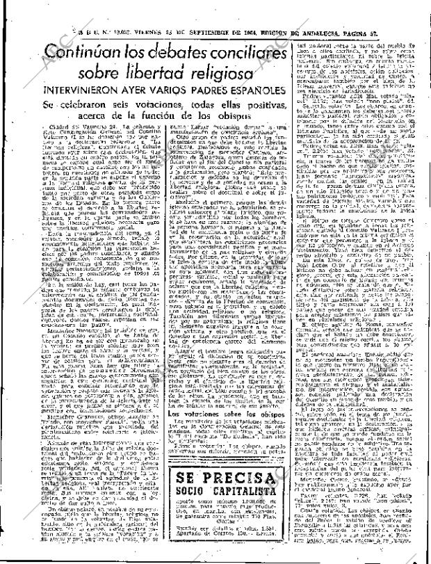 ABC SEVILLA 25-09-1964 página 37