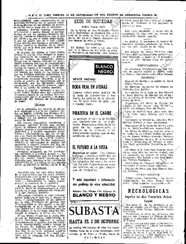 ABC SEVILLA 25-09-1964 página 50