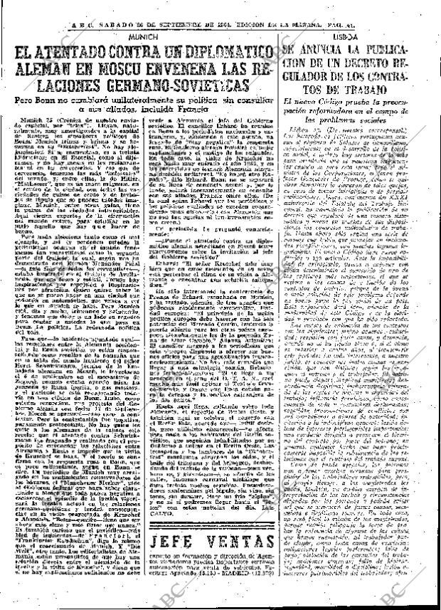 ABC MADRID 26-09-1964 página 41