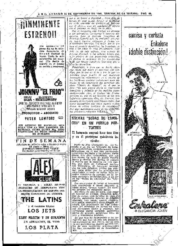 ABC MADRID 26-09-1964 página 42