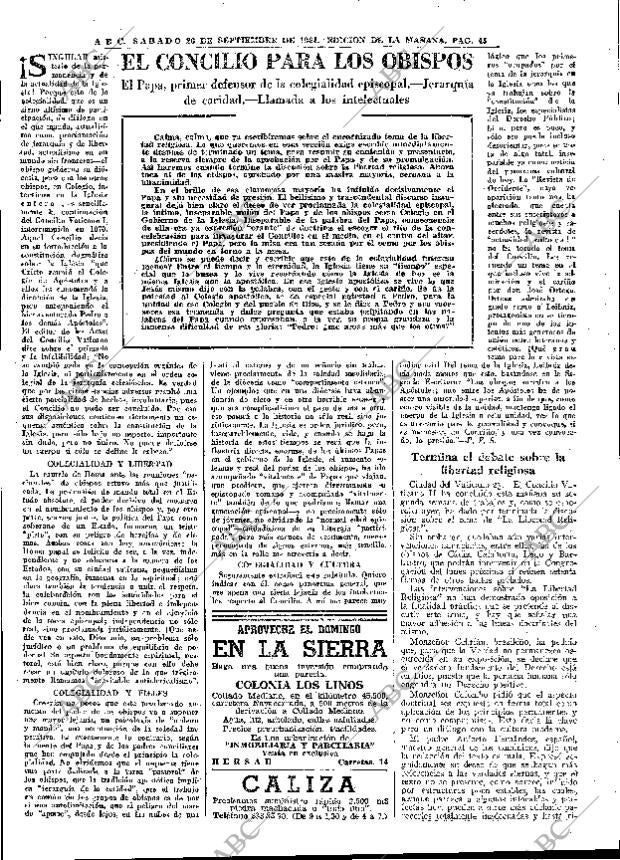 ABC MADRID 26-09-1964 página 45