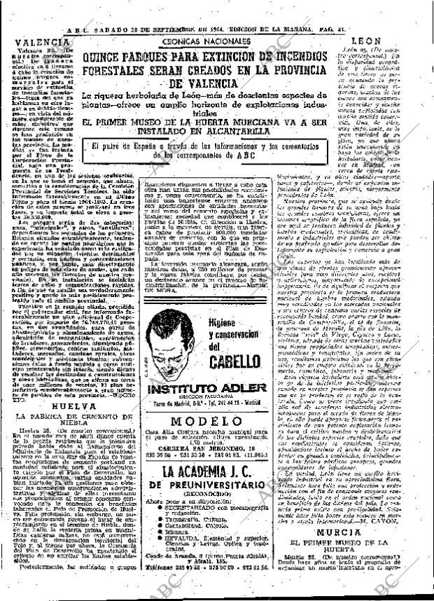 ABC MADRID 26-09-1964 página 51