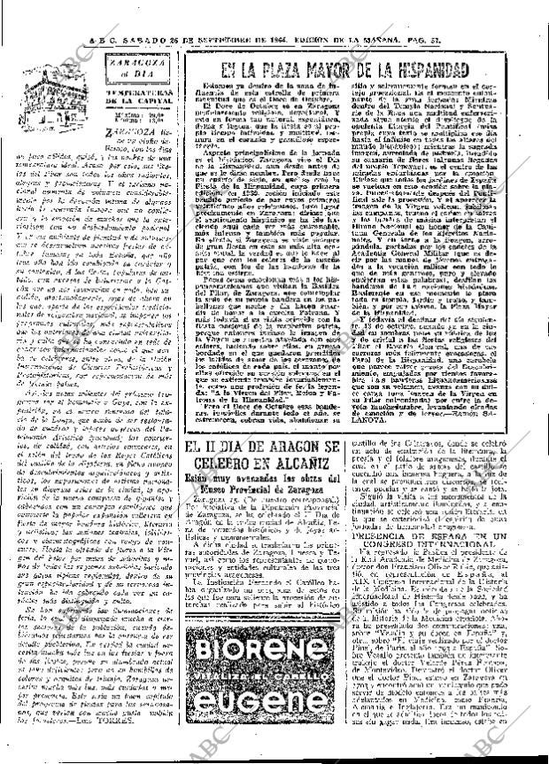 ABC MADRID 26-09-1964 página 57