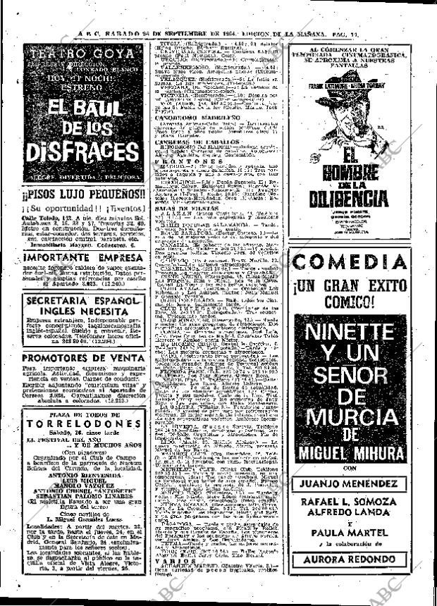 ABC MADRID 26-09-1964 página 74