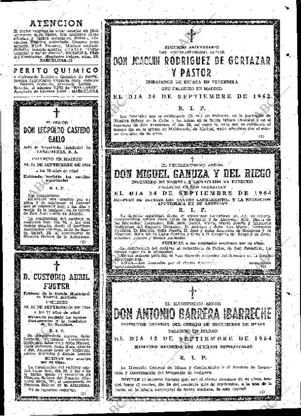 ABC MADRID 26-09-1964 página 85