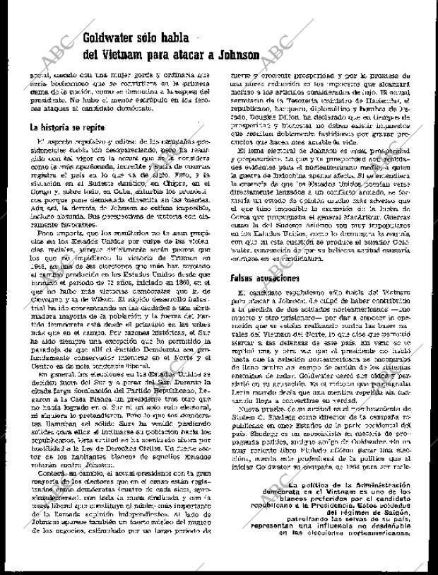 BLANCO Y NEGRO MADRID 26-09-1964 página 38