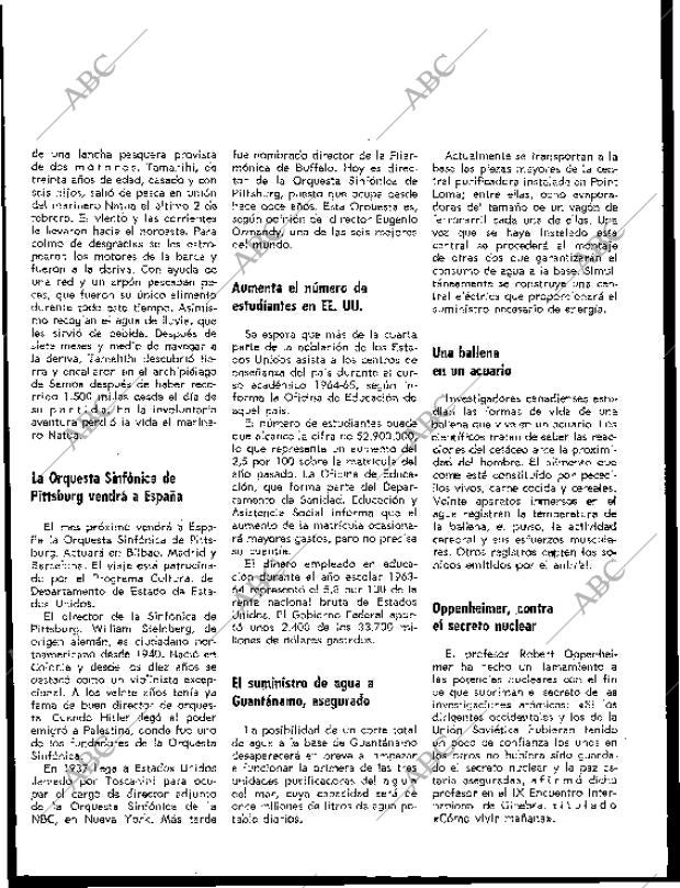 BLANCO Y NEGRO MADRID 26-09-1964 página 65