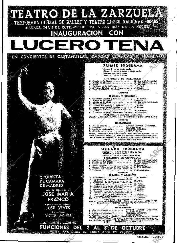 ABC MADRID 01-10-1964 página 25