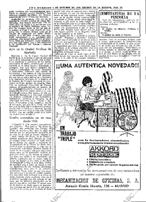 ABC MADRID 04-10-1964 página 79