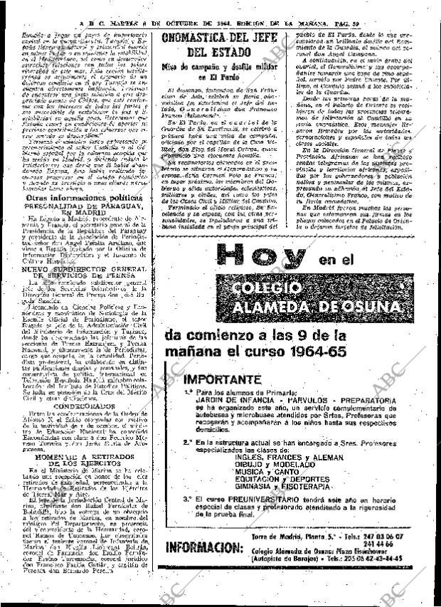 ABC MADRID 06-10-1964 página 59