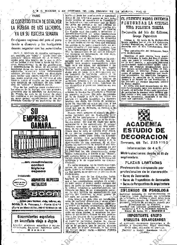 ABC MADRID 06-10-1964 página 62