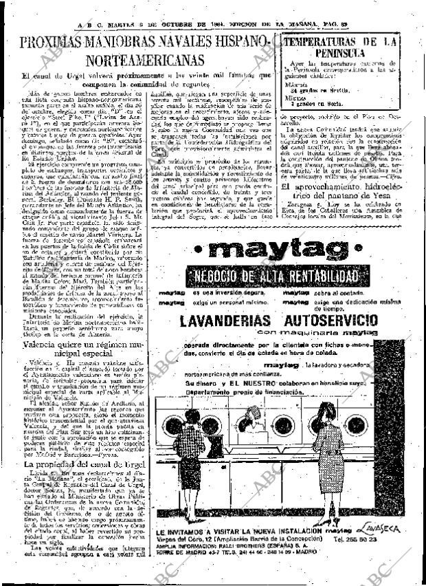 ABC MADRID 06-10-1964 página 69