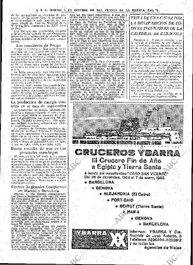 ABC MADRID 06-10-1964 página 71