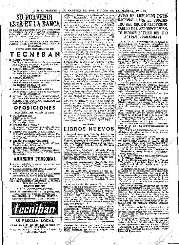 ABC MADRID 06-10-1964 página 80