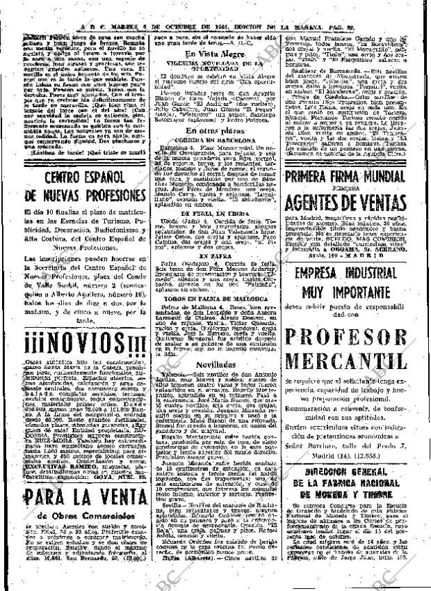 ABC MADRID 06-10-1964 página 82