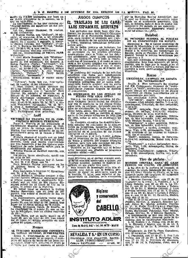 ABC MADRID 06-10-1964 página 88