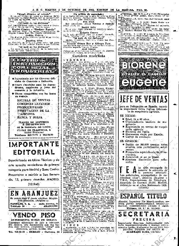 ABC MADRID 06-10-1964 página 93