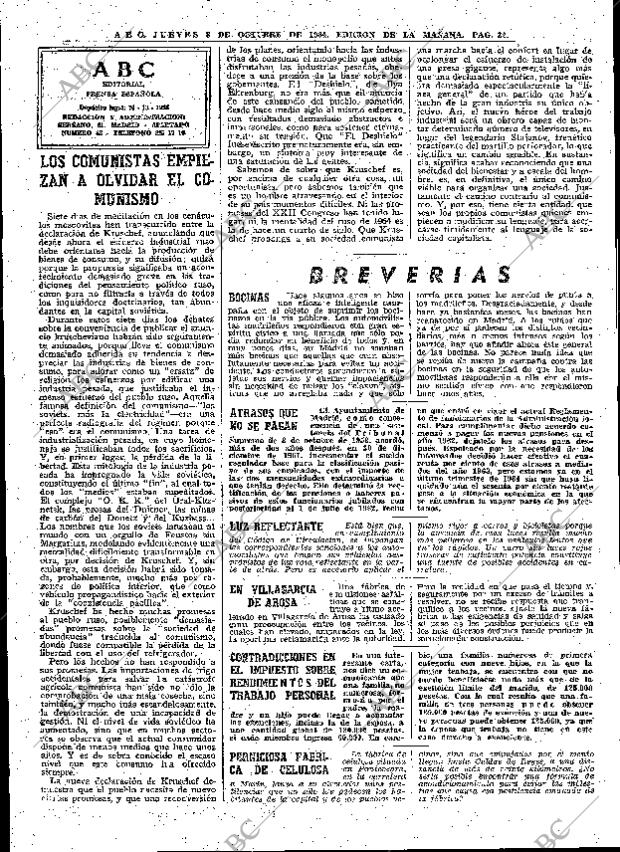 ABC MADRID 08-10-1964 página 32