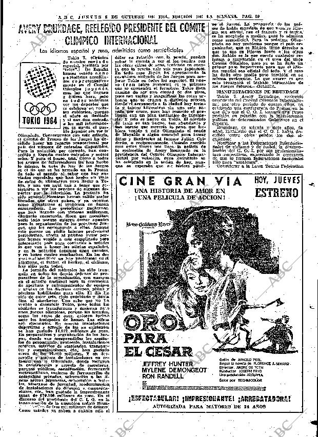 ABC MADRID 08-10-1964 página 69