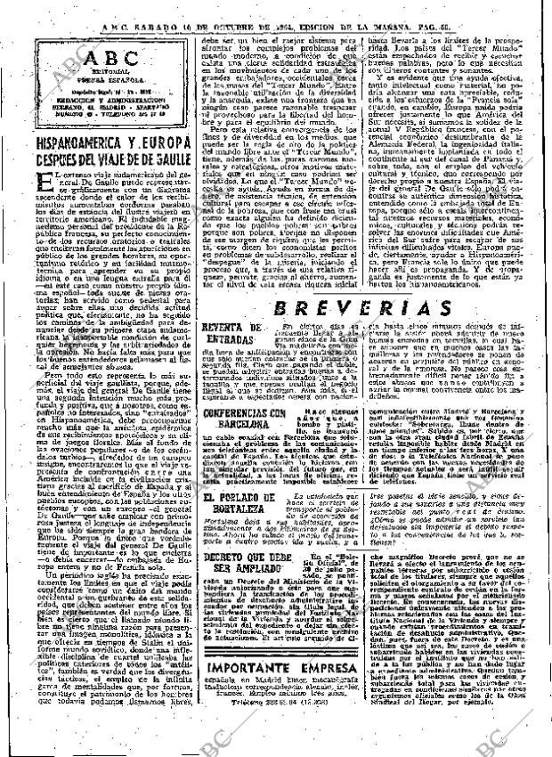 ABC MADRID 10-10-1964 página 56