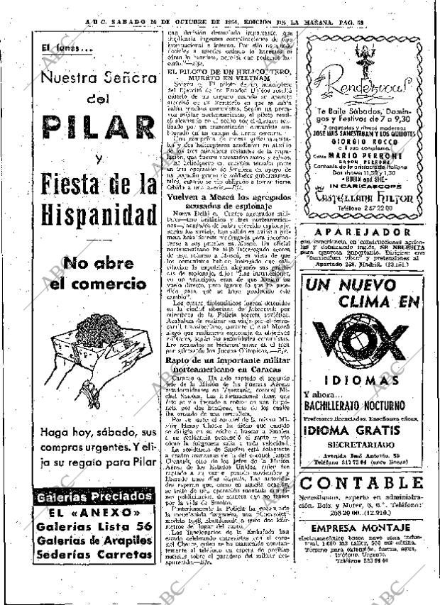 ABC MADRID 10-10-1964 página 58