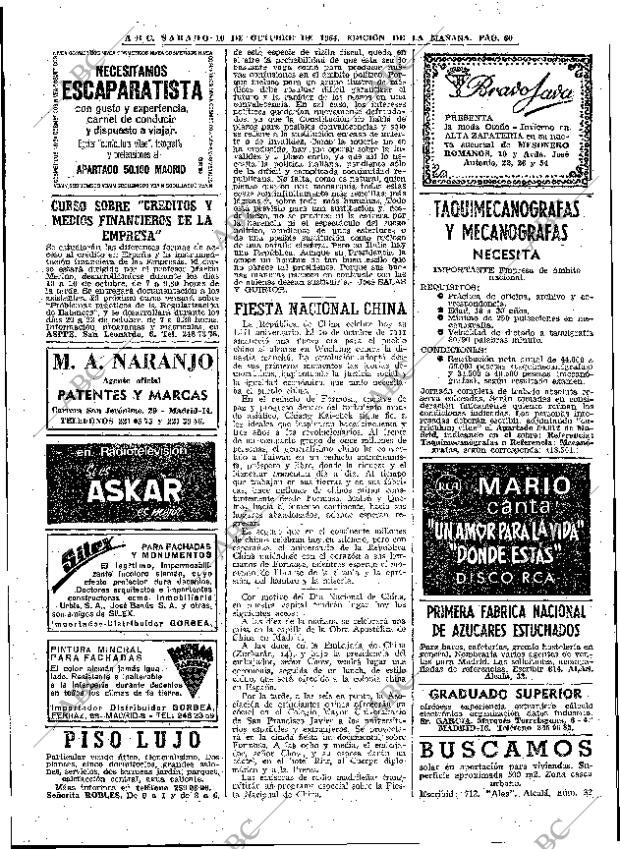 ABC MADRID 10-10-1964 página 60